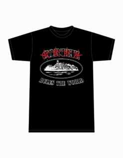 Corteiz 4Starz Alcatraz Black T Shirt