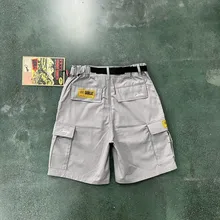 Corteiz High Street Gray Cargo Shorts
