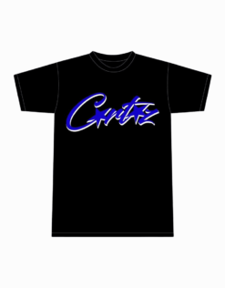 Corteiz T Shirt Allstarz Black Blue